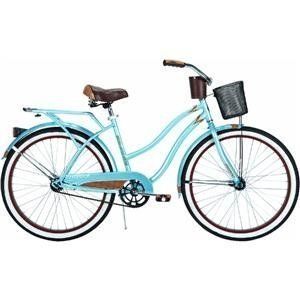 26 Lady Beach Cruiser Bicycle Bike Woman Blue Metallic