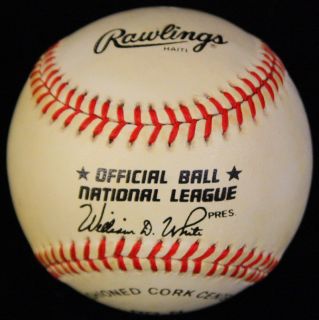 Jeff Bagwell Craig Biggio Signed ONL Baseball Autographed Astros