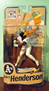McFarlane Cooperstown Collection Rickey Henderson Series8 White Jersey