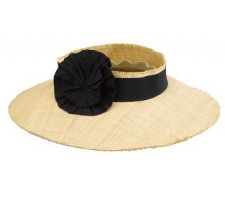 San Diego Hat Co. Womens Raffia Visor —