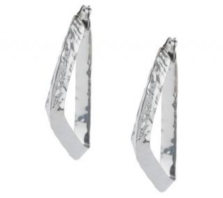 Arte dArgento Sterling Triangular Shape Earrings —