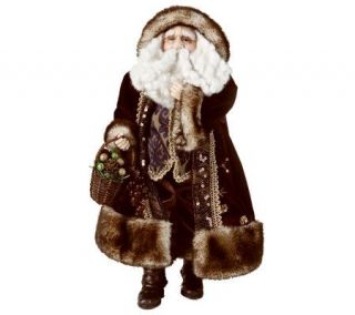 18 Burgundy Santa Figure by Roman —