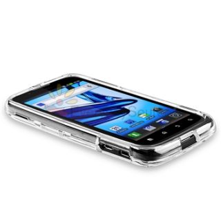 Crystal Clear Hard Protector Case Cover for Motorola Atrix 2 MB865 at