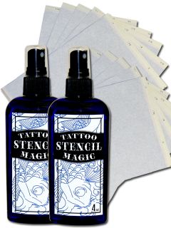  Supplies 2 4oz bottles Stencil Stuff Magic Stay 10 Transfer Paper Copy