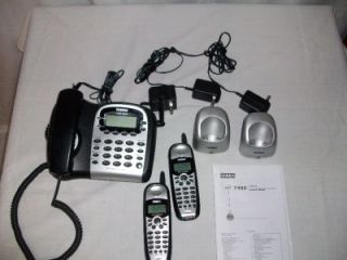  GHz Phones Corded Cordless Phone w Answering Machine