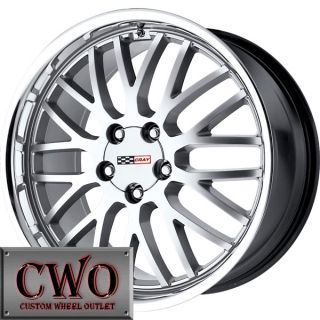 18 Silver Cray Manta Wheels Rims 5x4 75 5 Lug Chevrolet Chevy