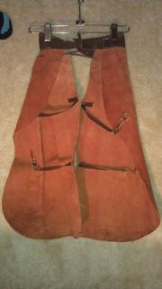 1950s   Childs/Boys Leather Cowboy Chaps   western   lone ranger