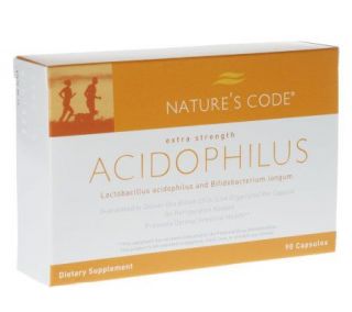 Natures Code Acidophilus Probiotic Capsules 90 Day Supply —