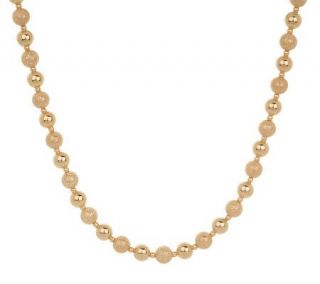 EternaGold 18 Random Cut Bead Necklace 14K Gold, 10.3g —