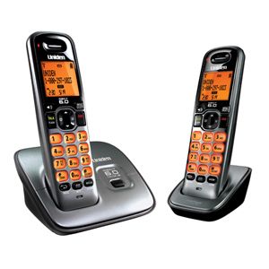 Uniden D1660 2T R Cordless Phone Set with Caller ID