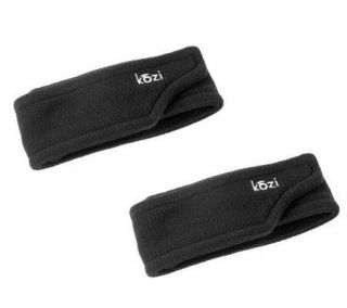 Set of 2 Kozi Neck Warmers with No Pill Fabric —