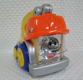 Yellow Orange Purple Plastic Hard Hat Truck Flashlight Blue Box Toys
