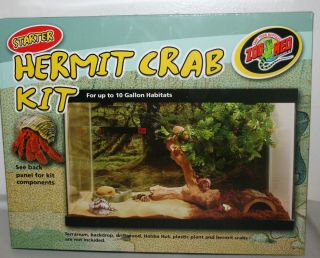 ZOO MED STARTER HERMIT CRAB KIT FOR UP TO 10 GALLON HABITATS