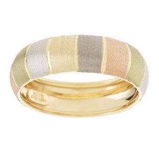 Colors of Gold Satin & Polished Band Ring 14K Gold —