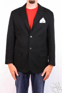 Cremieux Classics Black Blazer Sports Coat Mens Jacket $150 Size Large