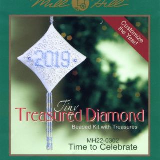  to Celebrate Tiny Treasured Diamond Ornament Kit Mill Hill 2010