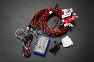  Color 4MODES Wireless RC Car Flashing Crystal Light Lamp System