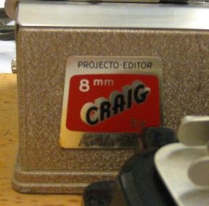 Antique 8mm Film Splicer Craig Projecto Editor Model Ke 8 by Kalart