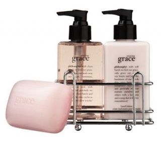 philosophy perfumed hand care 3 piece set with caddy —