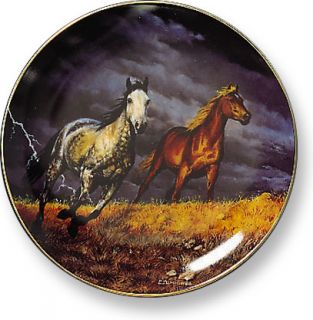 limited edition collector plate by chris cummings thunder ridge