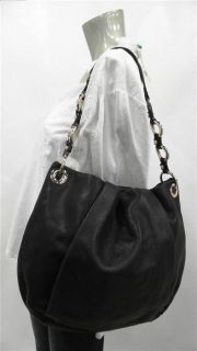 Vince Camuto Cristina Chain Large Single Strap Satchel Black Handbag