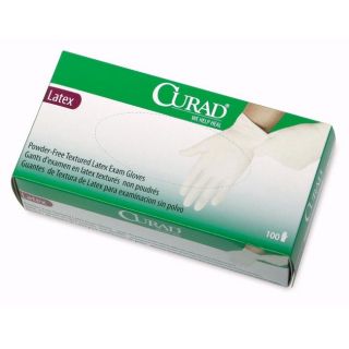 Medline Curad Latex Gloves CASE of 900 gloves** (9) 100 ct. boxes FREE