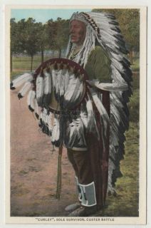 Curley Last Indian Survivor of The Battle of The Little Bighorn Custer