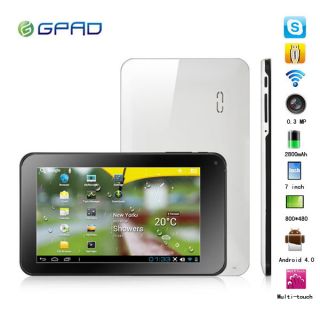 Gpad WM8850 Android 4.0 Cortex A9 1.2GHz Tablet PC 7 inch 4GB (White)