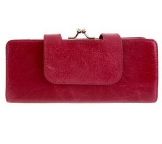 Hobo_Vintage Leather Nancy Framed Clutch Wallet —