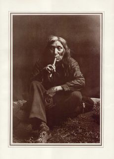 Edward Sheriff Curtis Indian Print Crow Eagle Piegan