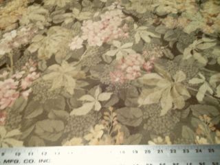 Sage Green Floral Jacquard Croscill Fabric 92 Wide