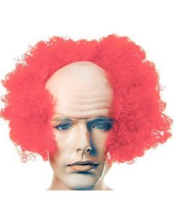 Bargain Bald Curly Clown Lacey Costume Wig