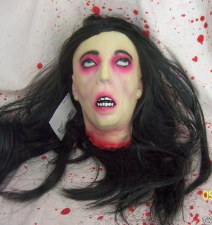 Ladies Cut Off Severed Head Halloween Prop Dead Blood