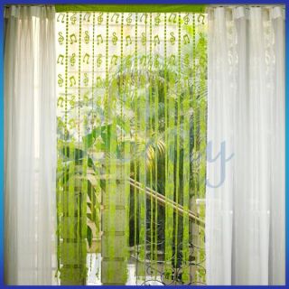 Musical Note Tassel String Door Curtain Window Room Divider Home