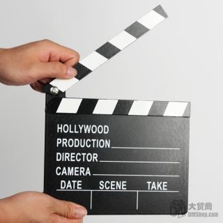 Hollywood Clapper Board Directors Film Slate Movie Cut