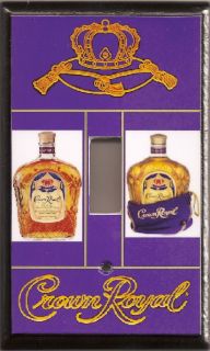 CROWN ROYAL WHISKEY light switch cover