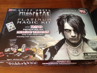 Criss Angel MindFreak Platinum Magic Kit w/ DVD Over 350 Magic Tricks