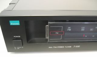 Nostalgia Sansui Am FM Stereo Tuner T 550 Works
