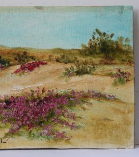 NR Desert Oil Painting Joane Cromwell 1895 1969
