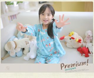  Pajamas Set Cute Cotton Clothes Toddler Infant Soft Warm Sleep