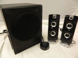 Cyber Acoustics CA 3602 Subwoofer Satellite Computer Speakers System