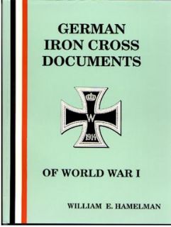 ww1 german iron cross documents reference book out of print collector