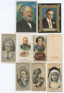18 1900s Nine Old Cigarette Tobacco Cards Kinney Bros Pan Handle More