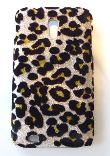  Epic 4G Touch D710 New Leopard Velvet Sequin Phone Cover Case
