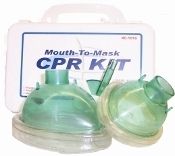 CPR Kit Mouth to Mask Adult Child with O2 Inlet