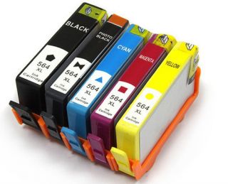 Full Set Ink Cartridges HP564 XL for Photosmart B209a B210a C309g