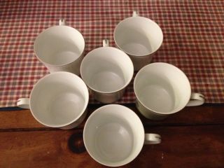 Crown Victoria Fine China Lovelace Cups 6 in Set