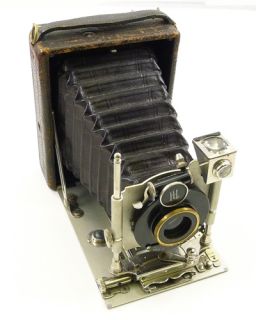 Antique Houghton Ensign Klito Folding Camera Medium Format Symmetrical