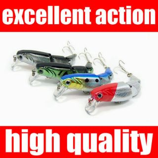 Fishing Lures Minnow Popper Lots Lure Crankbaits 027