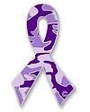 Lupus Awareness Purple Camo Ribbon Lapel Pin Tac New